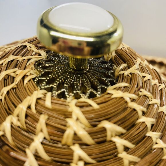 Hand Woven Deep Trinkets Red Inside Whatnots Keys Decorative Basket Shelf Desk - Picture 3 of 10